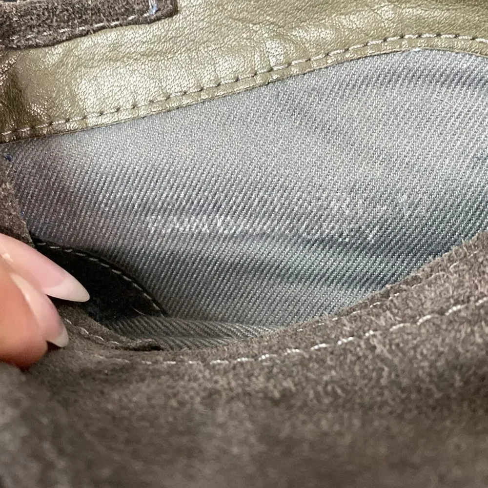 Kenneth Cole Men’s Desert Rain Dark Grey Suede Boots Laceup Shoes